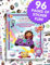 Gabby's Dollhouse Sticker Book Treasury - Activity Books for kids, 350 reusable stickers, 96 pages of fun