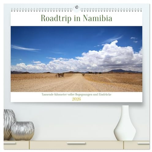 Roadtrip in Namibia (hochwertiger Premium Wandkalender 2026 DIN A2 quer), Kunstdruck in Hochglanz: Begegnungen und Eindrücke in Namibia (CALVENDO Tiere)