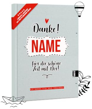Abschiedsbuch für 24 Kollegen – Danke für die schöne Zeit | Rundfux® | Für Kollegen, Mitglieder, Rentner & Freunde, Zum Eintragen und Erinnern, Danke für die schöne Zeit mit Dir