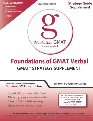 Foundations of GMAT Verbal (Gmat Strategy Guides)
