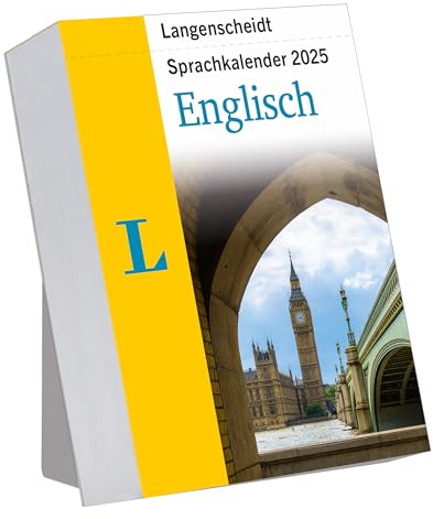 Langenscheidt Sprachkalender Englisch 2025: Tagesabreißkalender zum Englisch lernen