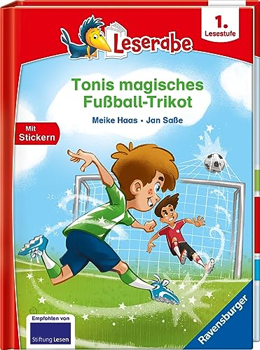 Tonis magisches Fußball-Trikot - lesen lernen mit dem Leserabe - Erstlesebuch - Kinderbuch ab 6 Jahren - Lesen lernen 1. Klasse Jungen und Mädchen (Leserabe 1. Klasse) (1. Lesestufe)