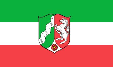 UB Fahne/Flagge Nordrhein - Westfalen NRW 90 cm x 150 cm Neuware!!!