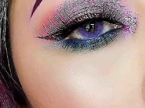 FreshTone Lentilles De Contact De Couleur Sweet Violet 1 Tons 12 Mois sans correction