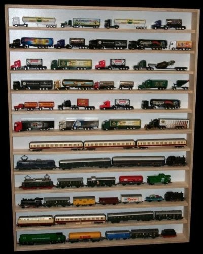 Alsino V92a Vitrine Spur HO, Märklin Regal 90x115 H0