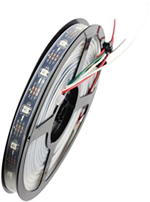 Rongda Smart Home 5M WS2812B RGB LED Strip Light SMD 5050 30leds/m DC5V 2812 IC Dream Magic Color Flexible Strip Light Whaterproof IP67