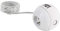 Multiprise Multimédia WATTBALL 2P 16A + 1P 6A + USB 2.1A - Blanche