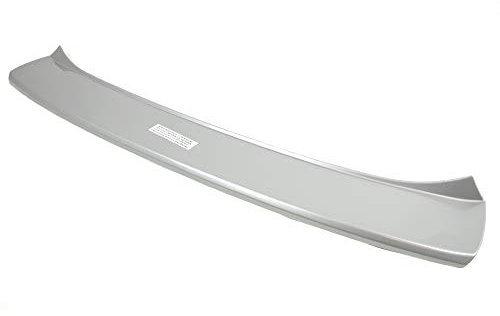 Aroba AR6725 Ladekantenschutz kompatibel mit Skoda Yeti ab BJ. 10.2013-12.2017 Stoßstangenschutz passgenau mit Abkantung ABS Silber