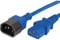 Ex-Pro 1m IEC C14 to IEC C13 Power Lead Extension Cable - Blue