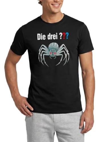 Die DREI Fragezeichen und die Silberne Spinne Männer T-Shirt