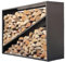 WESTMANN Mülltonnenbox 82 für 2X 240L Mülltonnen | 84x134x125 cm Grau | Metall Mülltonnenverkleidung inklusive Holzelementen