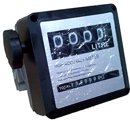 ANCLLO 4 Digital Diesel Fuel Oil Flow Meter Counter High Accuracy 1 percentage
