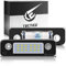 TECTICO LED Kennzeichenbeleuchtung Nummernschildbeleuchtung SMD Canbus Ultra Weiß Kompatibel mit Ford Mondeo MK2 Fiesta MK5 Fusion, 2 Stücke
