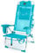 CREVICOSTA Quality Mark Marcas DE Calidad - Lavanda 12009 - Silla de Playa Plegable con reposabrazos y 9 Posiciones (Turquesa)
