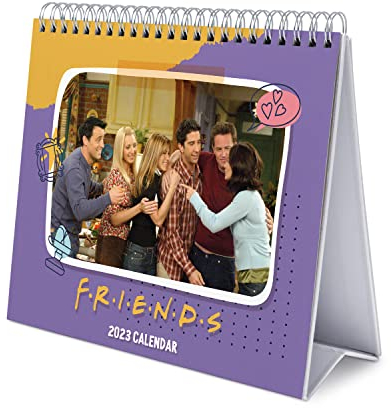 Grupo Erik F·R·I·E·N·D·S Friends Calendar 2023 - Desktop Calendar - Friends Desk Calendar - 12 Month Planner - Friends Gifts, 7 x 8 inches / 18 x 20 cm