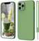 ElestBela iPhone 11 Pro Case, Silicone Case, iPhone 11 Pro Ultra Thin Slim with Microfibre, Scratch-Resistant All-Round Protective Case for iPhone 11 Pro 5.8 Inches, Matcha Green