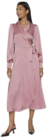 Vienna Ravenna L/S Ankle Wrap Dress-Noos
