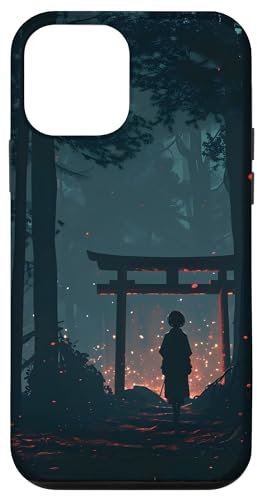 iPhone 12 mini Dark Aesthetic Anime Japan Case