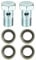 QUARKZMAN 2 Ensemble Adaptateur de Raccord de Frein Universel pour Voiture M14 x 1.5
