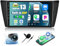 4+64G CAMECHO Android 13 Autoradio für BMW 3ER E90 E91 E92 E93 (2005-2011), 9 Zoll Wireless Carplay Android Auto Navi Bluetooth HD Radio mit Rückfahrkamera mit GPS WiFi DSP FM/RDS Mirror Link +Canbus