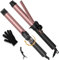32mm Haarlockenstab, Lockenstab, Lockenwickler für dickes Haar, Lockenstab mit Schnellaufheizung, 5 Temperaturen von 130 bis 210°C, Lockenklammer, Für Kurze Mittlere Lange Haare