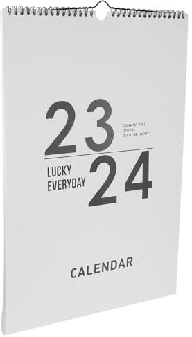 EXCEART Wand Kalender 2024 A3 Wandkalender Für Urlaubsplanung Eleganter Hängender Kalender Für Büro Und Zuhause Monatsübersicht Von September 2023 Bis Dezember 2024 Praktischer Planer Für Jeden Tag
