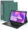 SENGBIRCH Funda de teclado para Lenovo Idea Tab Pro 12.7 2025 - QWERTZ Teclado Alemán Desmontable Bluetooth Wireless Teclado para Lenovo Idea Tab P12 Pro 12.7 Pulgadas 2025, Verde Oscuro