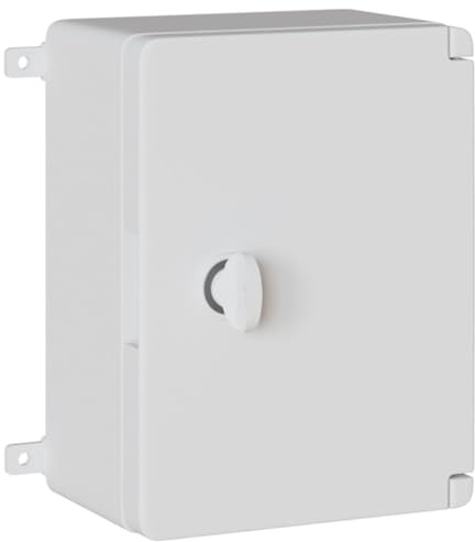 vidaXL Steuerungsschrank Grau 25 x 13 x 24 cm ABS Kunststoff | Hergestellt aus robustem Metall, Kann mit nassen Bedingungen umgehen, Kommt mit einem Schlüsselverschluss