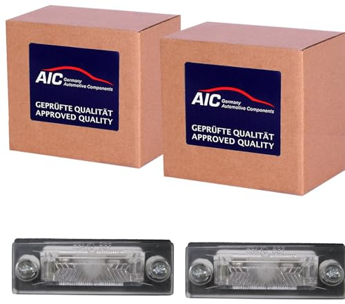 BandelOne 2x AIC Kennzeichenleuchte | 2x 53470 passend für Superb Caddy Golf Jetta