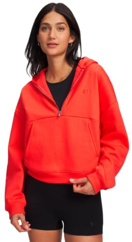 Under Armour UA ICON Fleece HZ Hoodie Venom RED