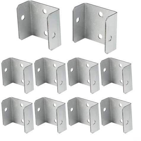 10Pcs Trellis U Clip Bracket For Panels With Thicknesses Of 32/35/45/50mm, Fence Panel Clip With Easy Installation To Prevent Splitting(32mm)