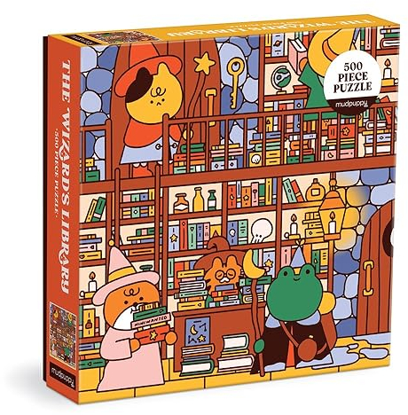 The Wizard's Library 500 Piece Family Puzzle