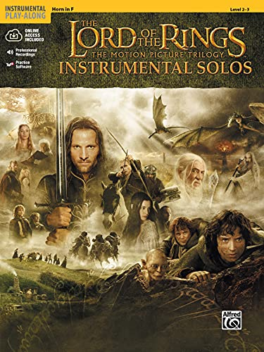 The Lord of the Rings Instrumental Solos: Horn in F, Book & CD: French Horn: The Motion Picture Trilogy (incl. Online Code)