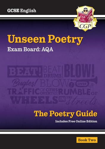 GCSE English AQA Unseen Poetry Guide - Book 2 includes Online Edition (CGP AQA GCSE Poetry)