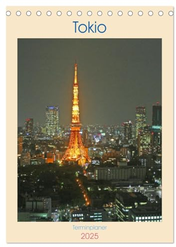 Tokio - Terminplaner (Tischkalender 2025 DIN A5 hoch), CALVENDO Monatskalender
