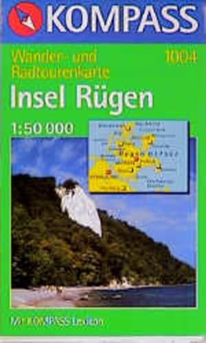 Insel Rügen: Mit Kurzführer und Radwegen. 1:50000 (KOMPASS Wanderkarte)