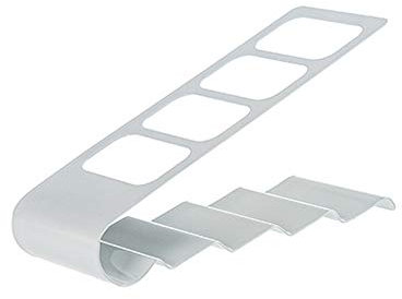 Deanyi Fernbedienung Organizer Platzsparend Medien Fernbedienung Speicherschritt Fernbedienung Speicher Halter |weiß Home Zubehör