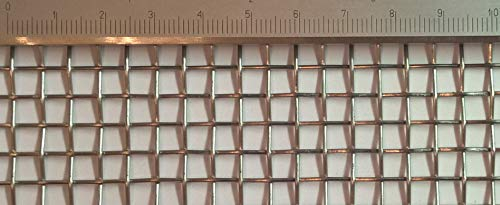 Filtri in acciaio inox con maglie di 5 mm, spessore filo 1 mm, 1 m x 50 cm