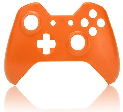 C-FUNN Soft Touch Front Housing Shell Faceplate Replacement for Xbox One Controller - Orange