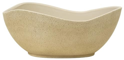 Classic Home and Garden Pot à Fleurs Moderne avec Bouchon de vidange, résistant aux UV, pour Herbes aromatiques, 30,5 cm, Désert