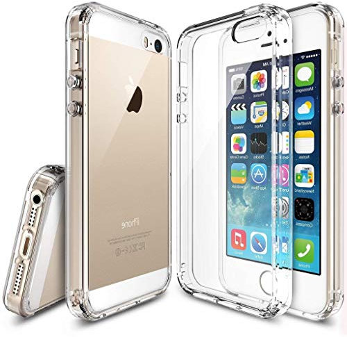 Amo TheMax® [Premium Quality] iPhone 5/5S/SE Gel Case Transparent Crystal Clear Anti-Yellow Case,Soft TPU Gel Cover (iPhone 5/5S/SE)