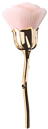 ZLHEgan Nail Art Dust Brush Manicure Rose Head Design Soft Bristles Blush Powder Brush Manicure Tools