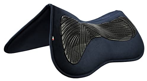 Acavallo Pocket-Halfpad aus Memory Foam mit Gel und Einlagen blau M