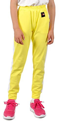KMISSO Kinder Mädchen Stoff Freizeit Hose Sporthose 30358 Gelb 158