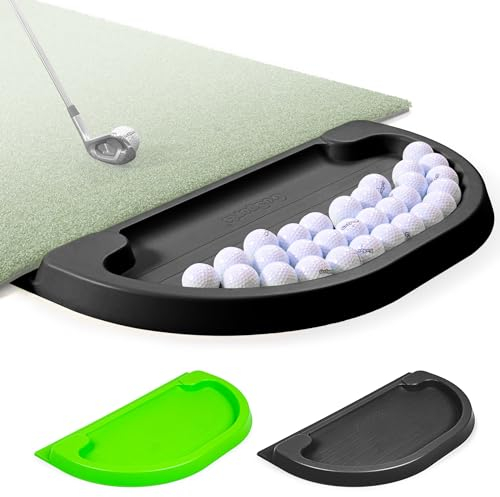 GoSports Allwetter-Golfball-Tablett, Schwarz oder Grün