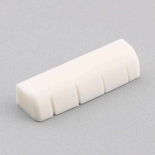 LYWSMSK Knochen-Banjo-Obermutter für 4 Saiten / 5 Saiten Banjo 30 x 6 x 9 mm