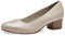 Jana Damen Pumps mit Blockabsatz Vegan, Weiß (Pearlized), 37 EU