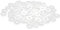 Lot de 100 rondelles en plastique M6/M8, en nylon, 1,5 mm, rondelles en plastique pour le bricolage, la moto (M6-12 mm)