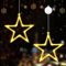 FORMIZON LED Sterne Weihnachtsdeko, 10 Sterne Weihnachtsbeleuchtung mit Saugnäpfe, Lichterkette, Warmweiß Weihnachts Fenster Party für Innen Außen Balkon