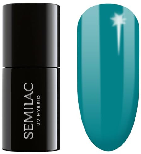 Semilac Esmalte Semipermanente 443 Spooky Blue 7ml Colección Glow in the dark